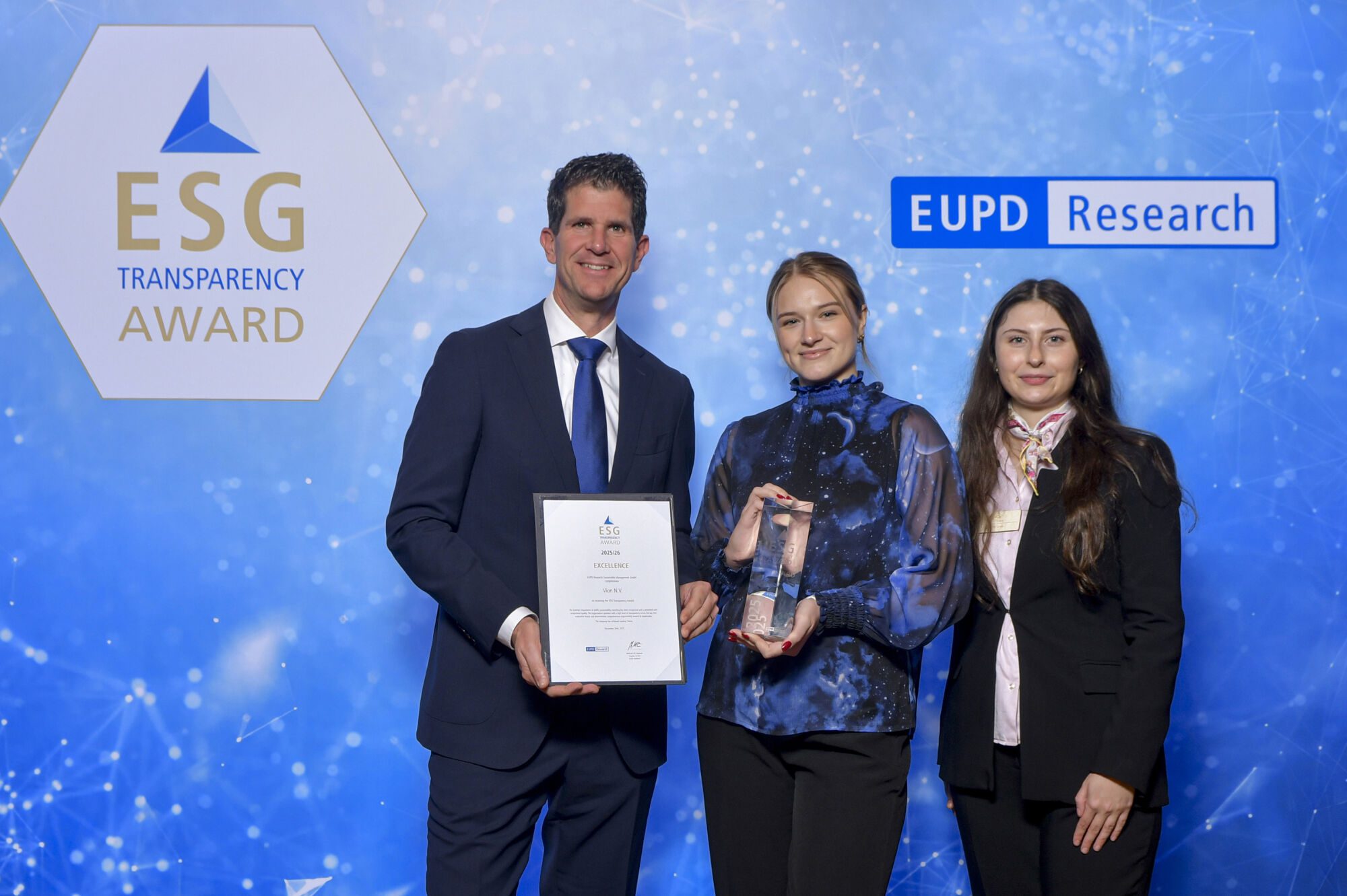 Vion wint ESG Transparency Award 2025